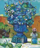 Senza titolo by Antonio Possenti, 1978, oil on panel, offered Nov 2016