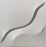 Giuseppe Amadio, GRAIO. Oltre lo stile, acrylic on canvas estroflessa