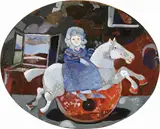 Senza titolo by Antonio Possenti, oil on panel, offered Nov 2016