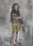 Alberto Sughi, Figura, oil on canvas
