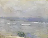 Marina by Mario Marcucci, oil on canvas, offered Nov 2016