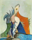 Gianni Dova, Senza titolo, oil on canvas