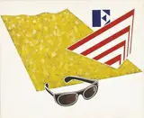 Emilio Tadini, Paesaggio di Malevic, 1971, oil on canvas