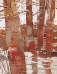 Giovanni Frangi, Dauntsey Park, oil on canvas