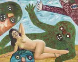 Enrico Baj, Teodomiro e Ayesha, figlia di Abubeker