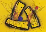 Roberto Crippa, Spirali, 1952, oil on canvas
