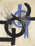 Roberto Crippa, Senza titolo, 1951, oil on canvas