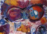 Torrick Ablack, God, 2006, pittura spray on canvas