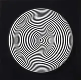 Dinamica circolare S+S+S by Marina Apollonio, 1969, nitro on perspex, offered Nov 2016