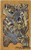 Senza titolo by Umberto Mastroianni, mixed media on legno applicato on canvas, offered Nov 2016