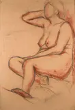 Franco Francese, Seated nude