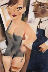 Two figures by Alberto Manfredi, 1995, On the reverse: signature and date., offered Jun 2024