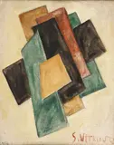 Stanisław Ignacy Witkiewicz, Composition, Signature bottom right.