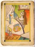 Joseph Binder, Woman at the table, 1933, Signature bottom right; date bottom left.