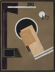 Lajos Kassák, Composition, 1945, Signature and date lower right.