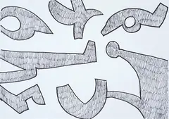 Composition by Carla Accardi, 2005, On the reverse: signature and date., offered Jun 2024