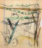 Giuseppe Santomaso, Courtyard