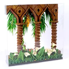 Piero Gilardi, Arab gazebo, Signature at the base. Author's authentication on photo.