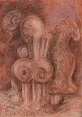 Alberto Savinio, Without title, Signature bottom right. On the reverse: Galleria Gissi Torino stamp. The work is being archived.