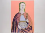 Andy Warhol, Saint Apollonia, 1984, Unique example in terms of colours. Printed by Rupert Jasen Smith
