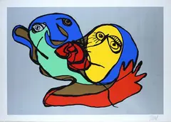 Without title by Karel Appel, 1977, Signature bottom right; edition bottom left., offered Apr 2024