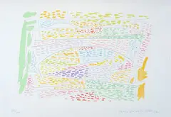 Piero Dorazio, Dutch I, 1947, Signature and date lower right; print run bottom left.