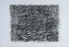 Piero Dorazio, Jeu Ecossais, 1958, Signature and date lower right; print run bottom left.