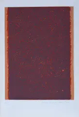 Piero Dorazio, Drawing, 1958, Signature and date lower right; print run bottom left.