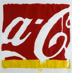Coca Cola by Mario Schifano, Signature bottom right; print run bottom left. On the reverse, offered Apr 2024