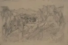 Jacques Villon, Blanchisserie between Cannes and Mougins, 1934, Signature and date lower left. The work is registered in the Archive Galerie Louis Carré & Hey