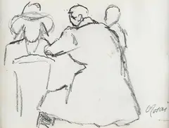 Figures by Ottone Rosai, Signature bottom right., offered Apr 2024