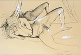 Renato Guttuso, Reclining nude