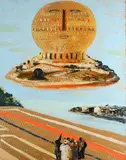The island by Salvatore Fiume, Authentication by Luciano Fiume, offered Apr 2024