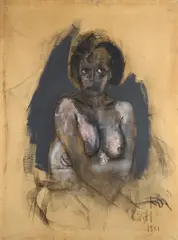 Alberto Sughi, The model, 1961, Signature and date lower right. The work is registered in the Sughi Archive with no. AS11400. Certificate of