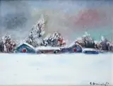 Giovanni Omiccioli, Snowy landscape