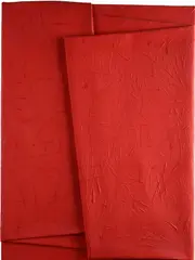 Folded red by Cesare Berlingeri, 1999, On the reverse: signature, offered Apr 2024