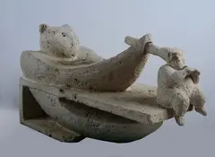 Without title by Girolamo Ciulla, Stone sculpture. Signed on the reverse., offered Apr 2024