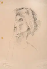 Face by Giuliano Vangi, Signature bottom right., offered Apr 2024