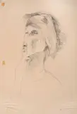 Giuliano Vangi, Face, Signature bottom right.