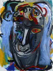 Without title by Sandro Chia, 1994, Signature bottom right. On the reverse: Alberto Valerio label, offered Apr 2024