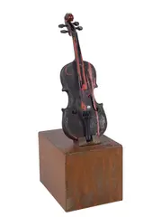 Violin by Bernard Aubertin, 2012, Signature and date on the reverse of the base. The work is registered in the Bernard Aubertin archive. Exhibitions:, offered Apr 2024