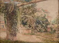 Bartolomeo Bezzi, Giardino con pozzo