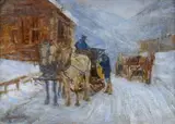 Cesare Ciani, Strada innevata