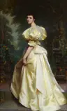 Ritratto di signora by Hugh de Twenebrokes Glazebrook, 1896, offered Apr 2024
