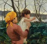 Silvestro Lega, Il saluto del fanciullo