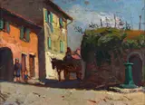 Giorgio Luxardo, Paesaggio a Lorenzana, 1974
