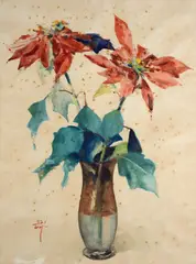 Vaso di fiori by Corrado Michelozzi, Sigla in basso a sinistra., offered Apr 2024