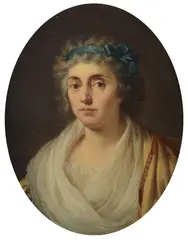 Portrait of Luisa Stolberg-Gedern by a Francois-Xavier Fabre, 1803, On the reverse: on the closing card, offered Mar 2024