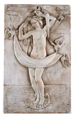 Venus by Mario Moschi, Plaster bas-relief, offered Feb 2024