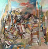 Gaetano D'Amico, Rubble, 1995, On the reverse: signature and date.